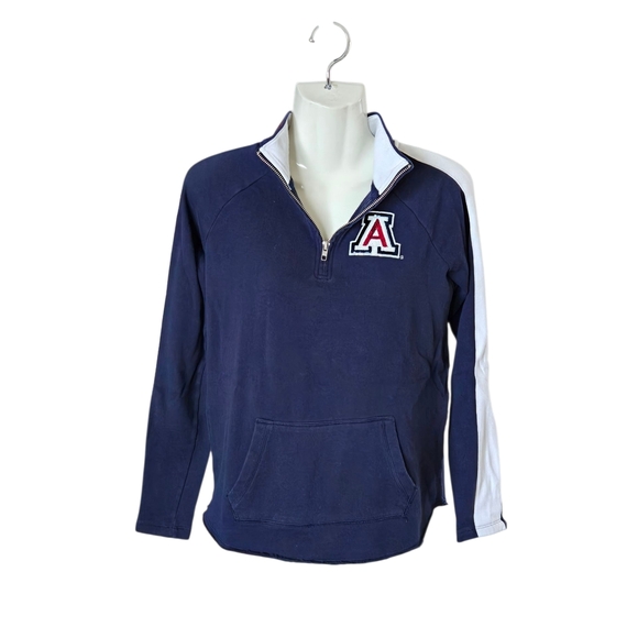 PINK Victoria's Secret Navy and White Pullover - Picture 2 of 8